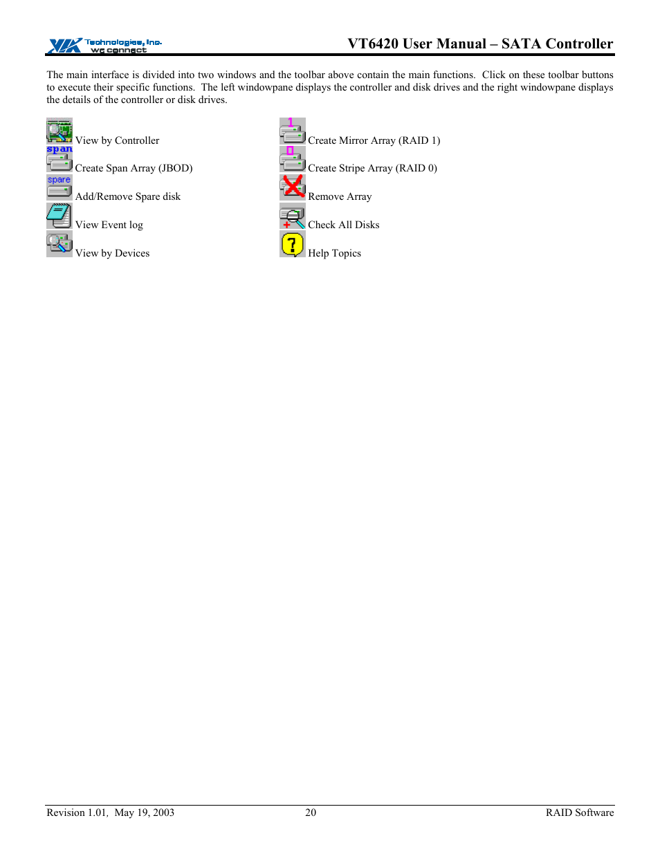 Vt6420 user manual – sata controller | Elitegroup P71EN installation User Manual | Page 24 / 47