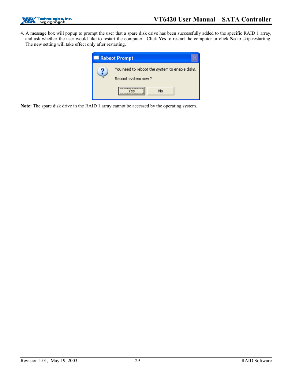 Vt6420 user manual – sata controller | Elitegroup P71EN installation User Manual | Page 33 / 47