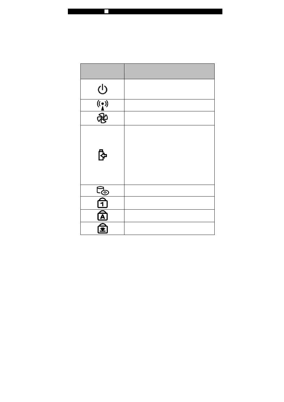 Led status indicator | Elitegroup P50CA v.1 User Manual | Page 16 / 24