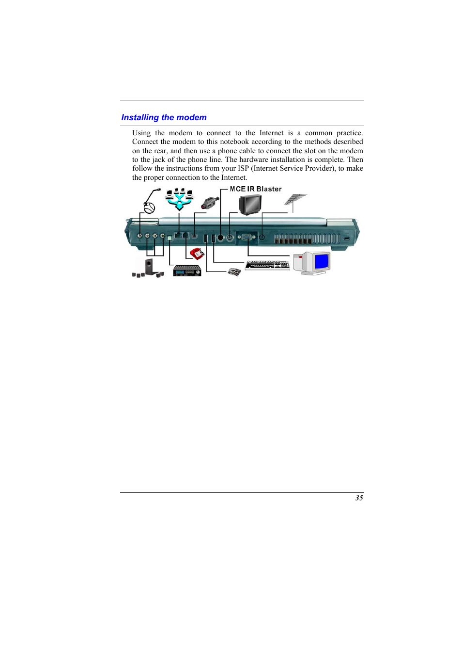Installing the modem | Elitegroup G900 User Manual User Manual | Page 43 / 103
