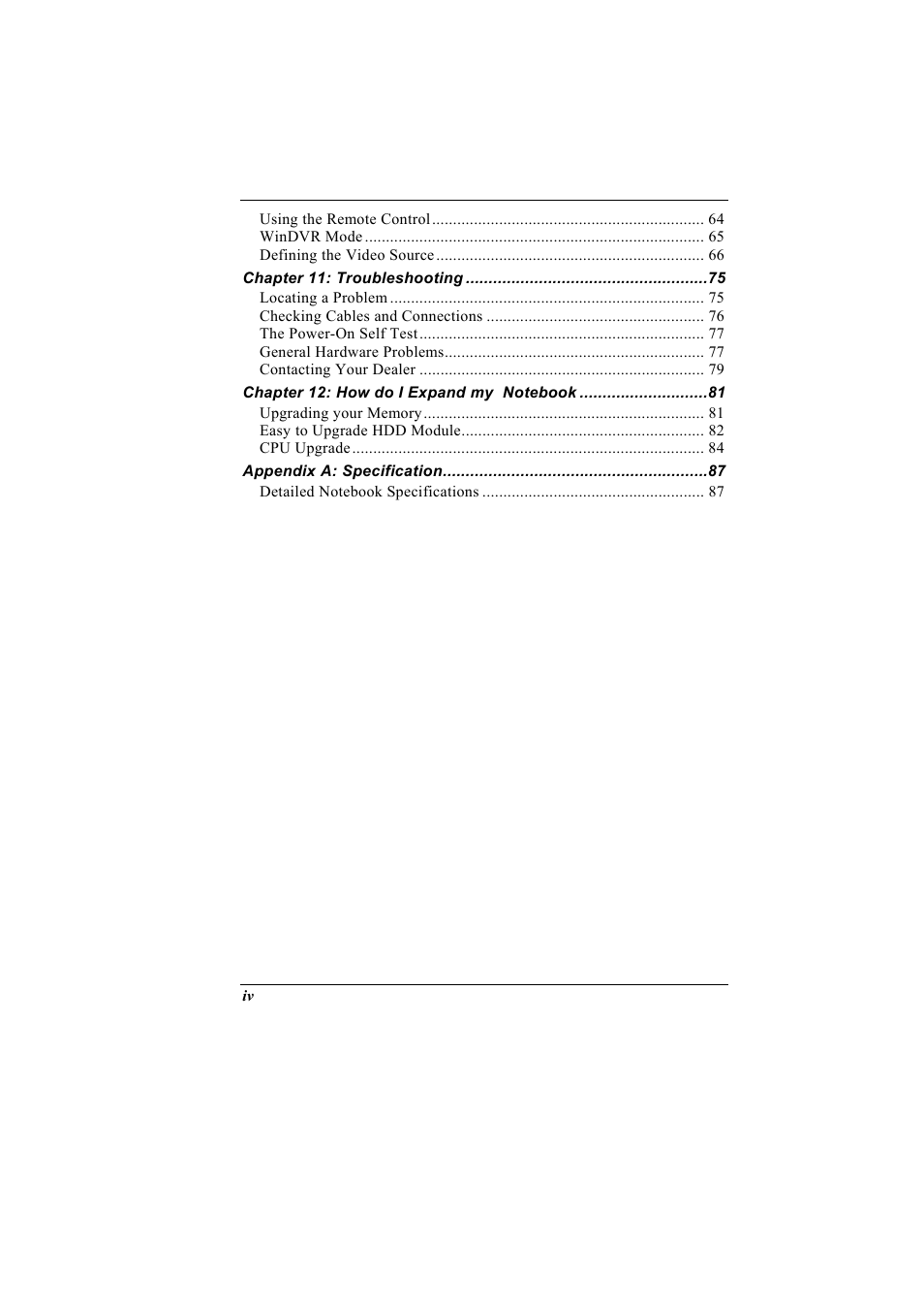 Elitegroup G900 User Manual User Manual | Page 6 / 103