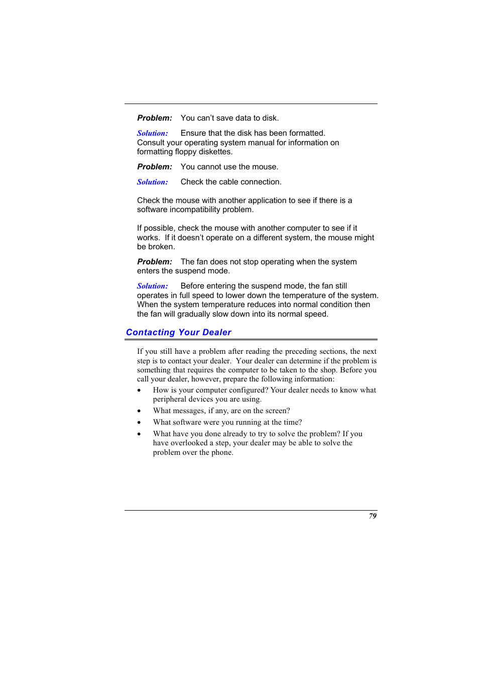 Contacting your dealer | Elitegroup G900 User Manual User Manual | Page 87 / 103