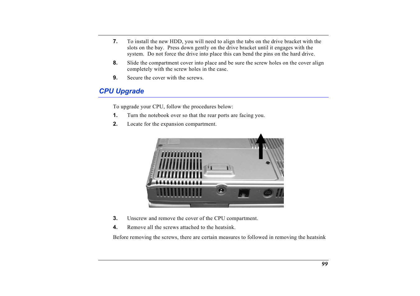 Cpu upgrade | Elitegroup G736 User Manual | Page 101 / 112