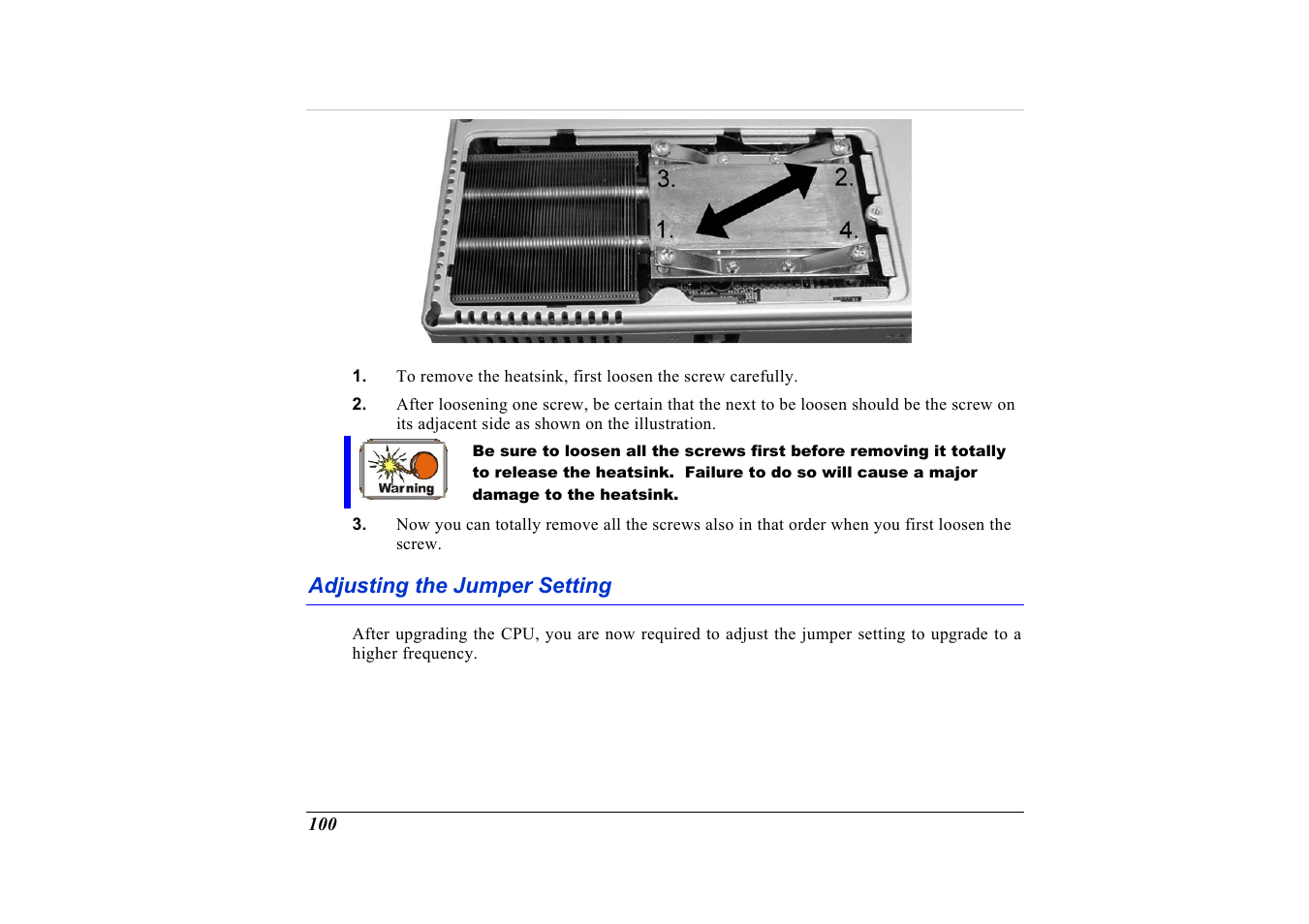 Adjusting the jumper setting | Elitegroup G736 User Manual | Page 102 / 112