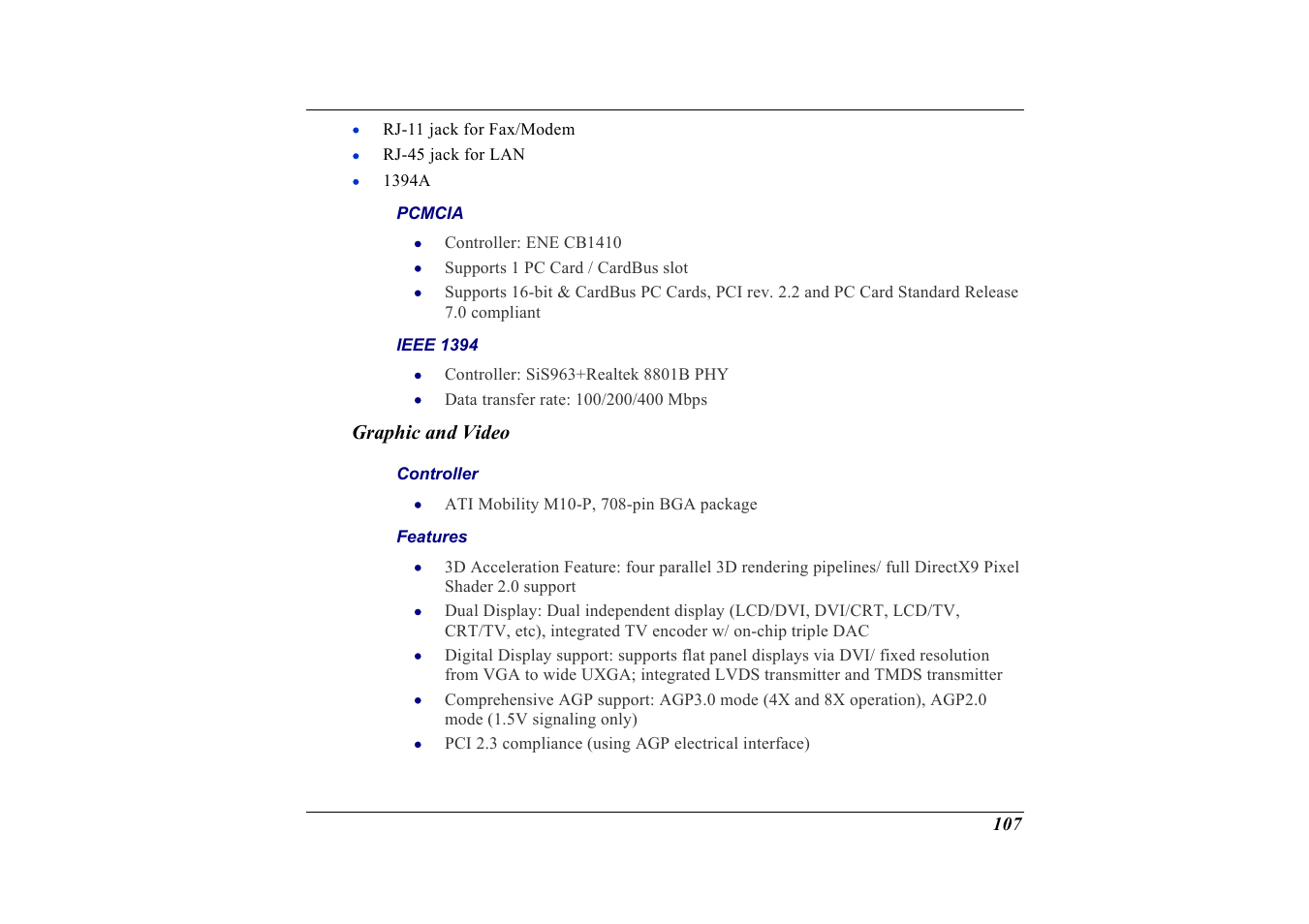 Graphic and video | Elitegroup G736 User Manual | Page 109 / 112