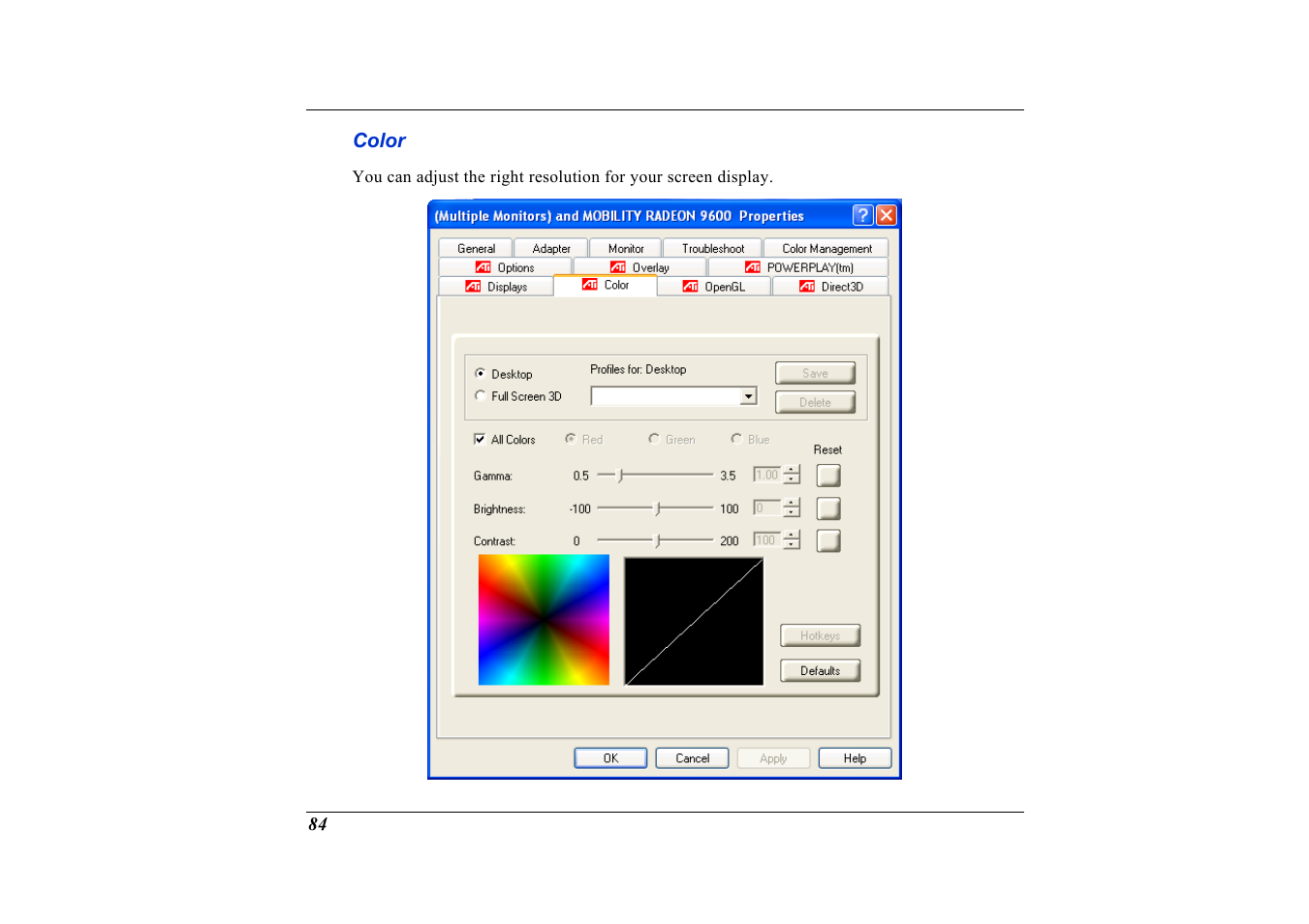 Color | Elitegroup G736 User Manual | Page 86 / 112