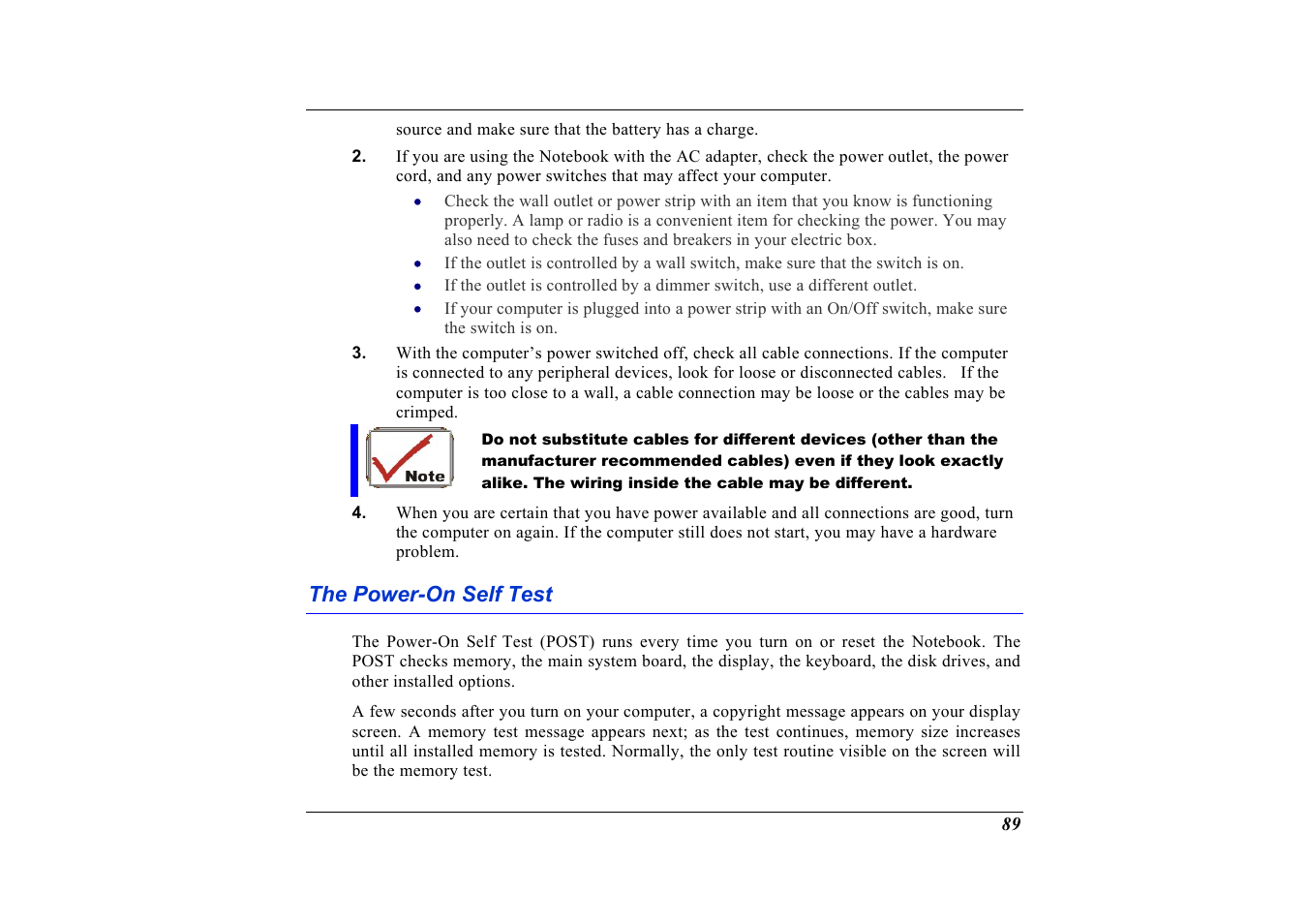 The power-on self test | Elitegroup G736 User Manual | Page 91 / 112