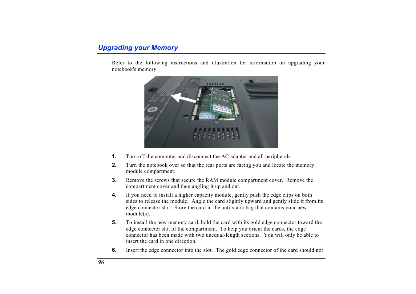 Upgrading your memory | Elitegroup G736 User Manual | Page 98 / 112