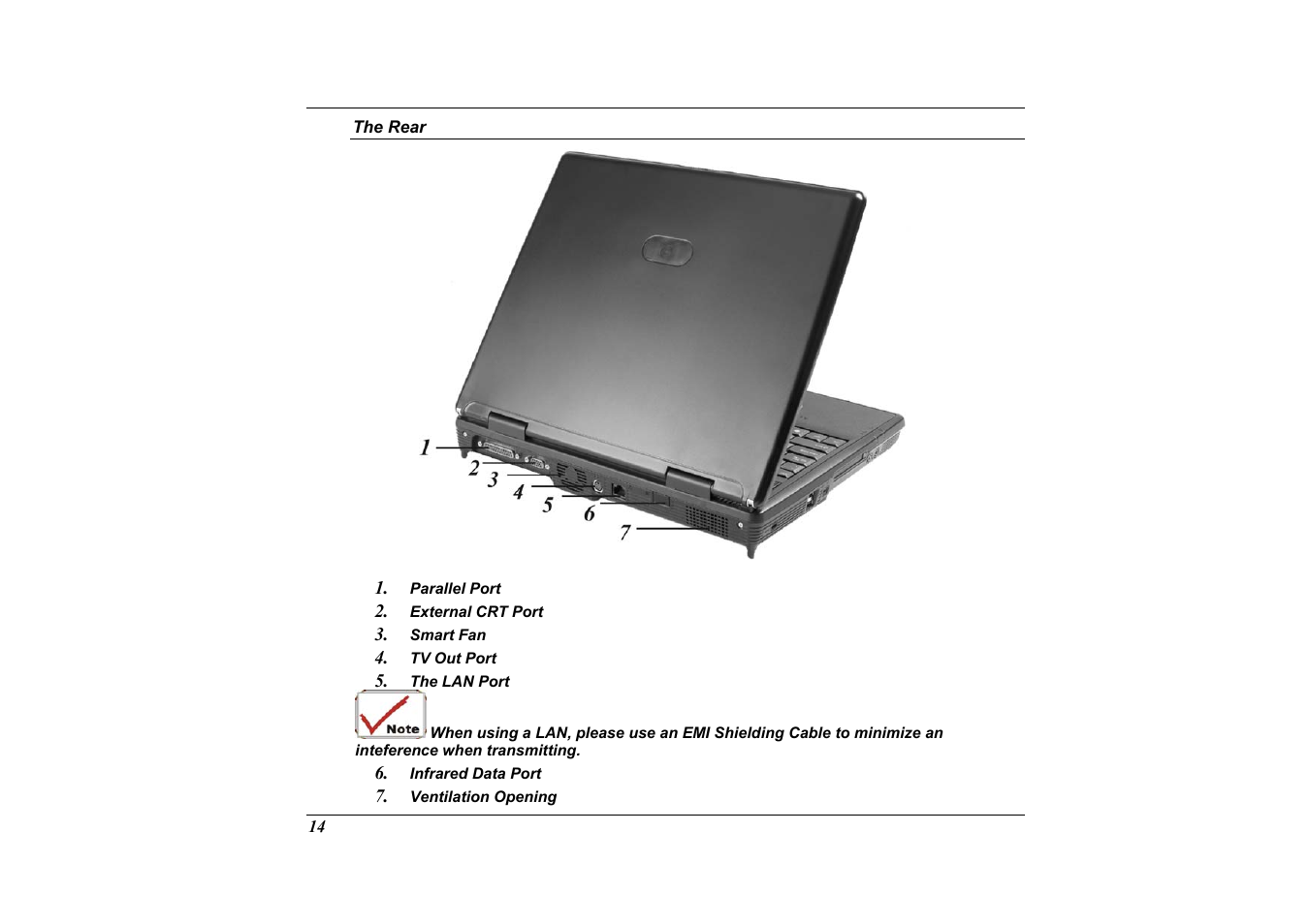 The rear | Elitegroup G733G User Manual | Page 24 / 68