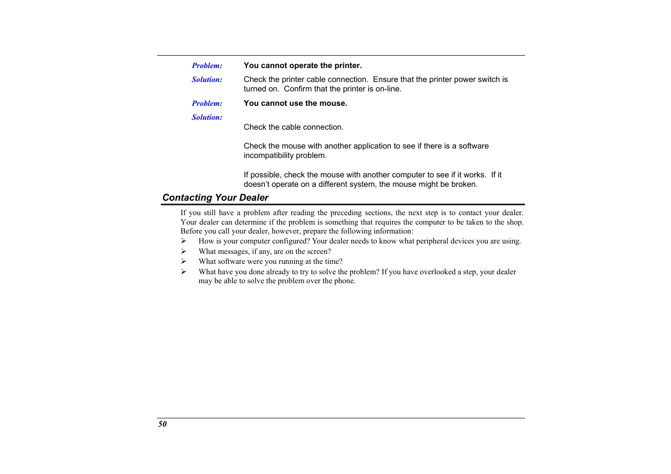 Contacting your dealer | Elitegroup G733G User Manual | Page 60 / 68