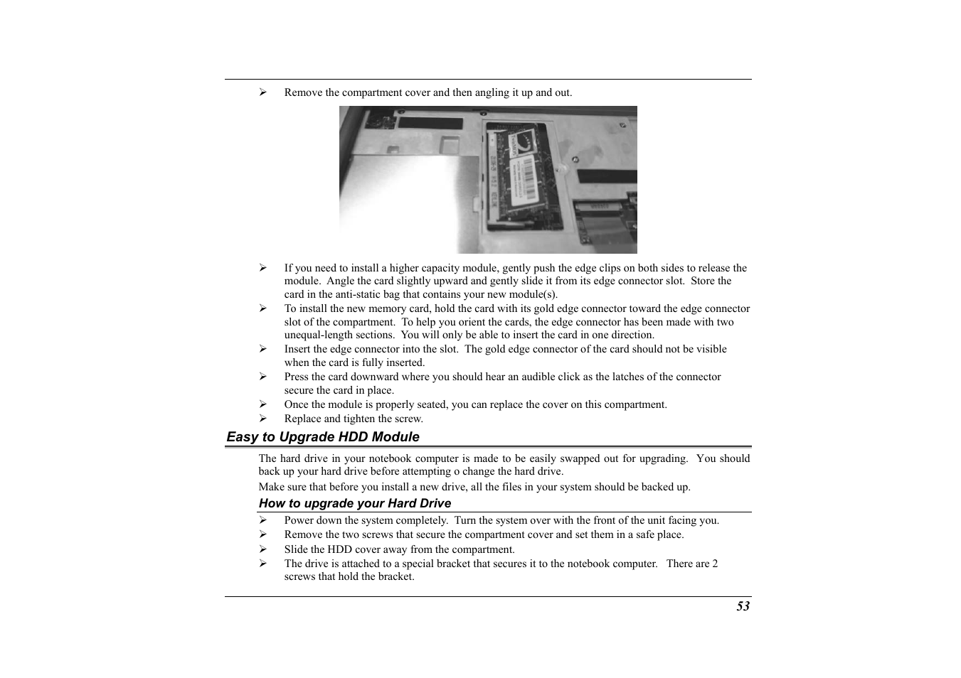 Easy to upgrade hdd module, How to upgrade your hard drive | Elitegroup G733G User Manual | Page 63 / 68