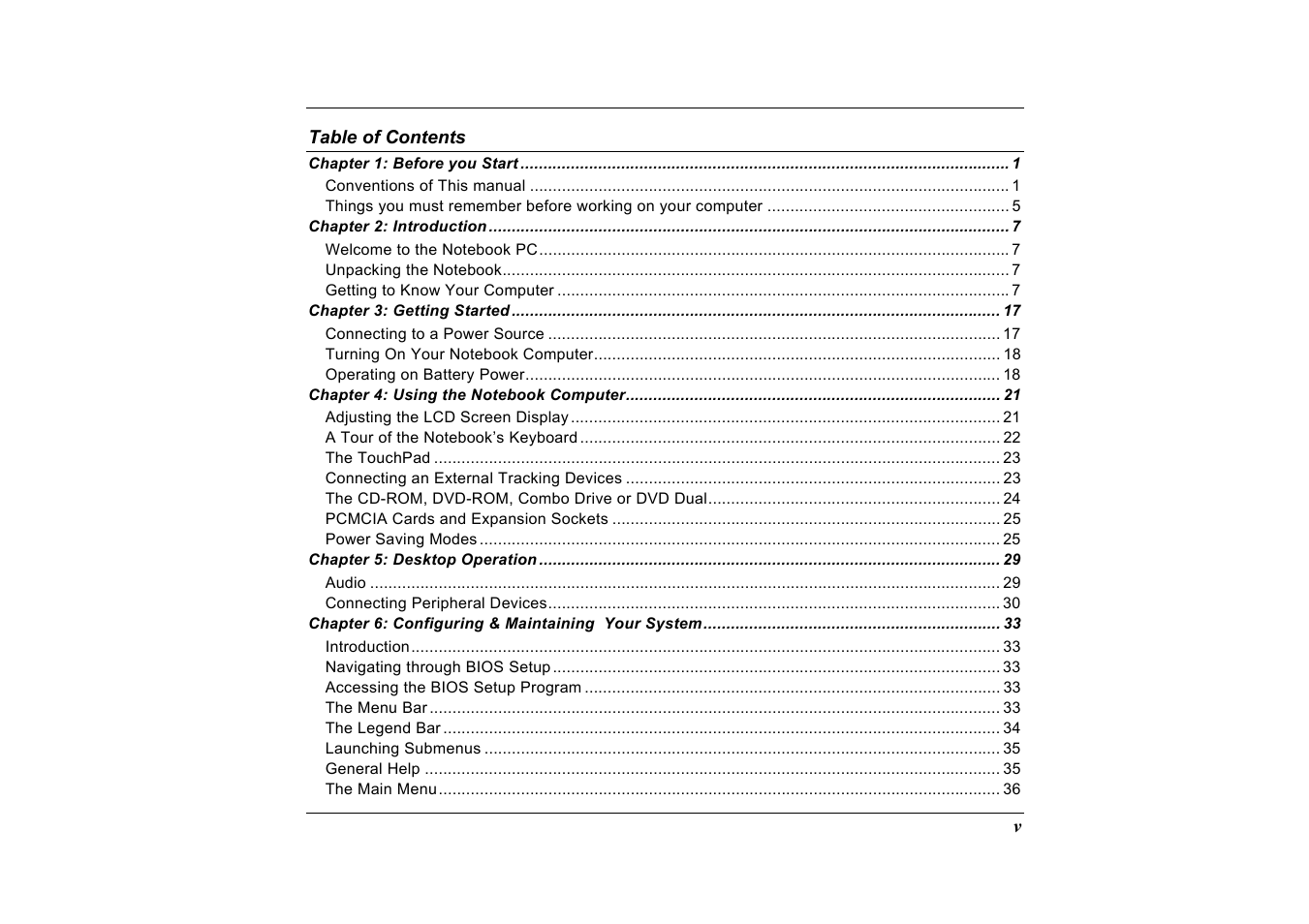 Elitegroup G733G User Manual | Page 7 / 68