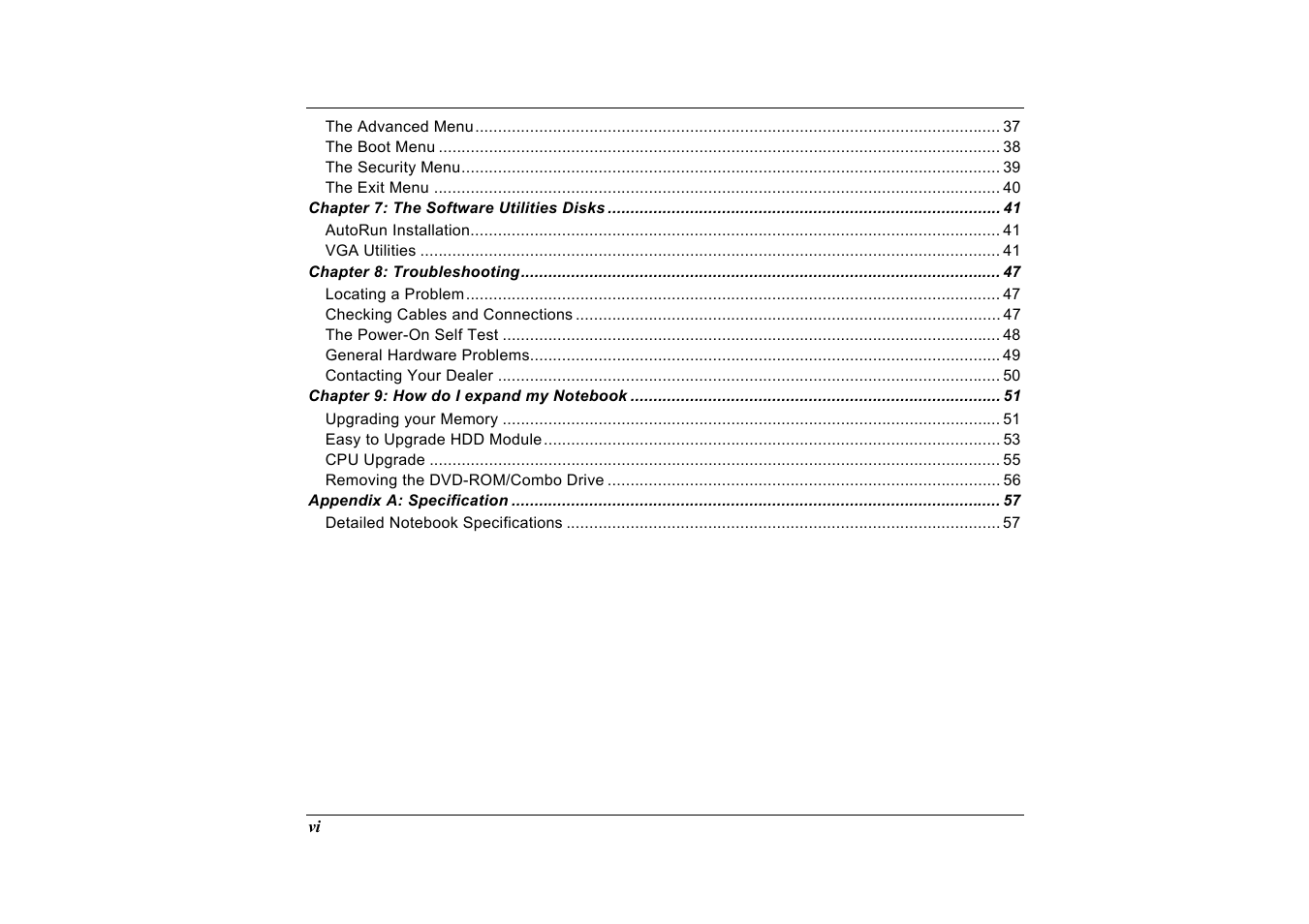 Elitegroup G733G User Manual | Page 8 / 68