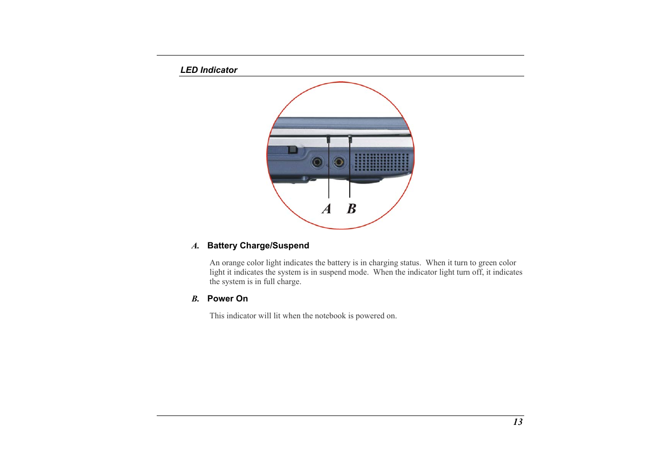 Led indicator | Elitegroup G733 User Manual | Page 21 / 77