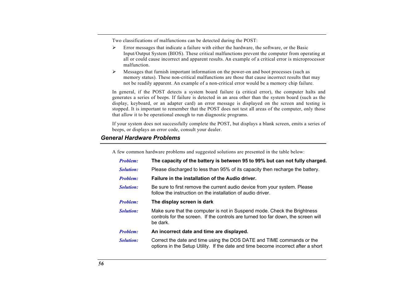 General hardware problems | Elitegroup G733 User Manual | Page 64 / 77