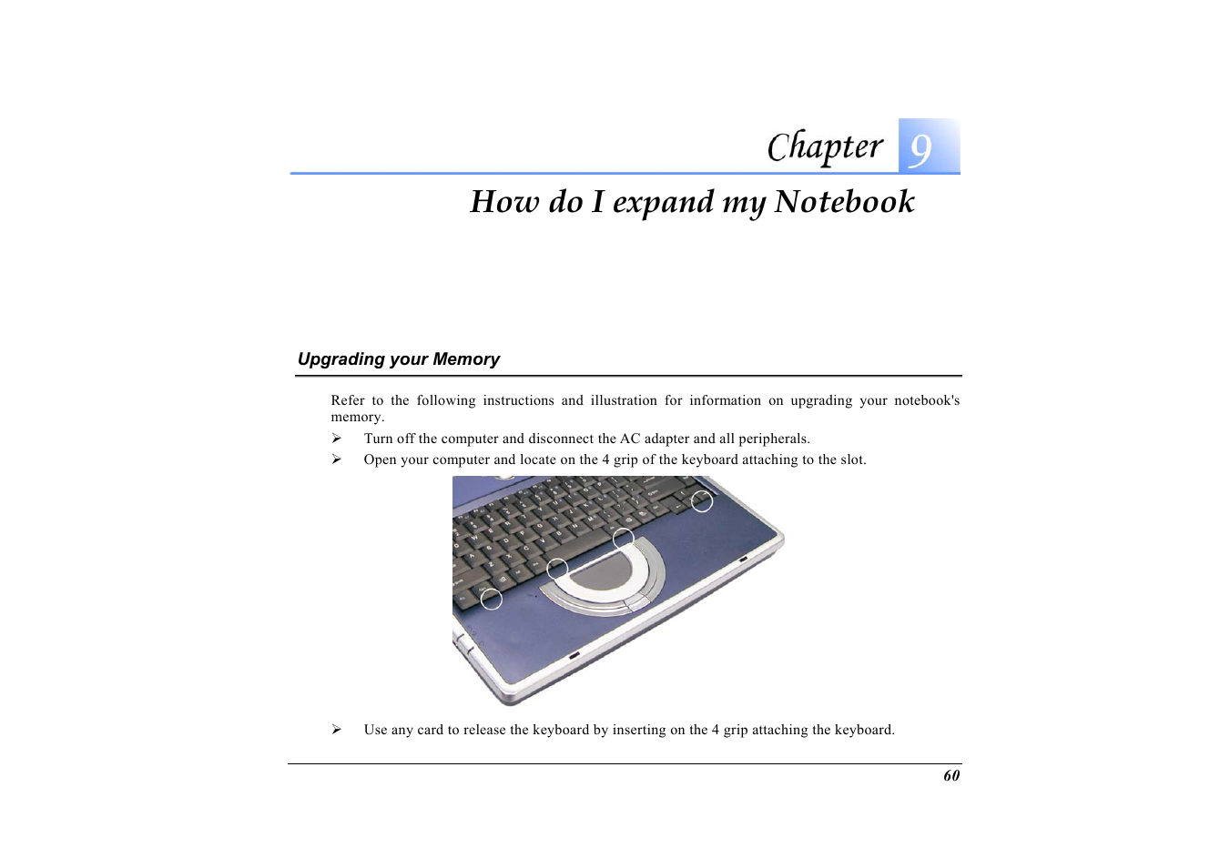 Upgrading your memory | Elitegroup G733 User Manual | Page 68 / 77