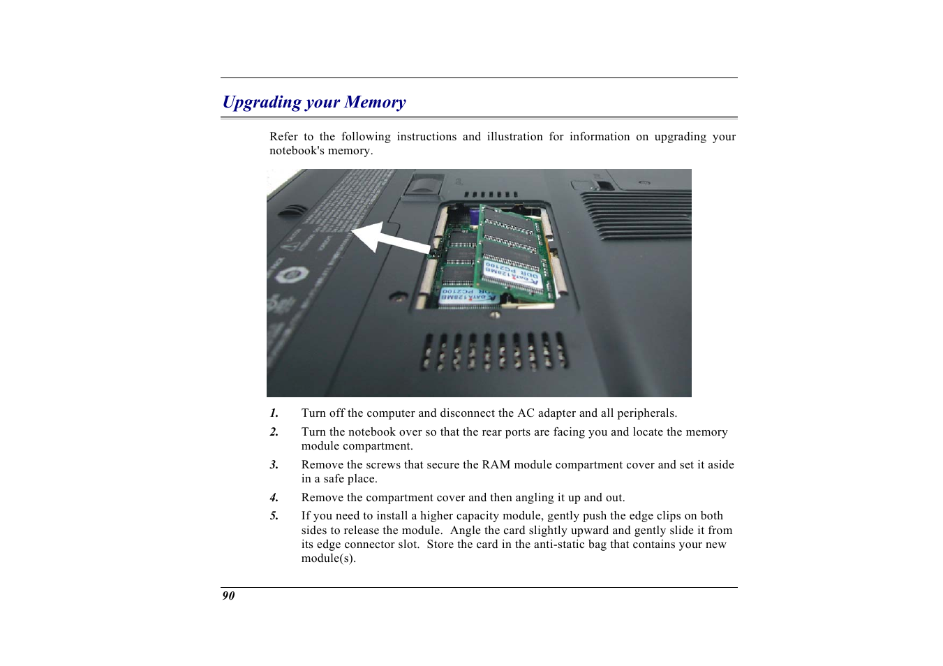 Upgrading your memory | Elitegroup G732 (V2.0) User Manual | Page 102 / 118