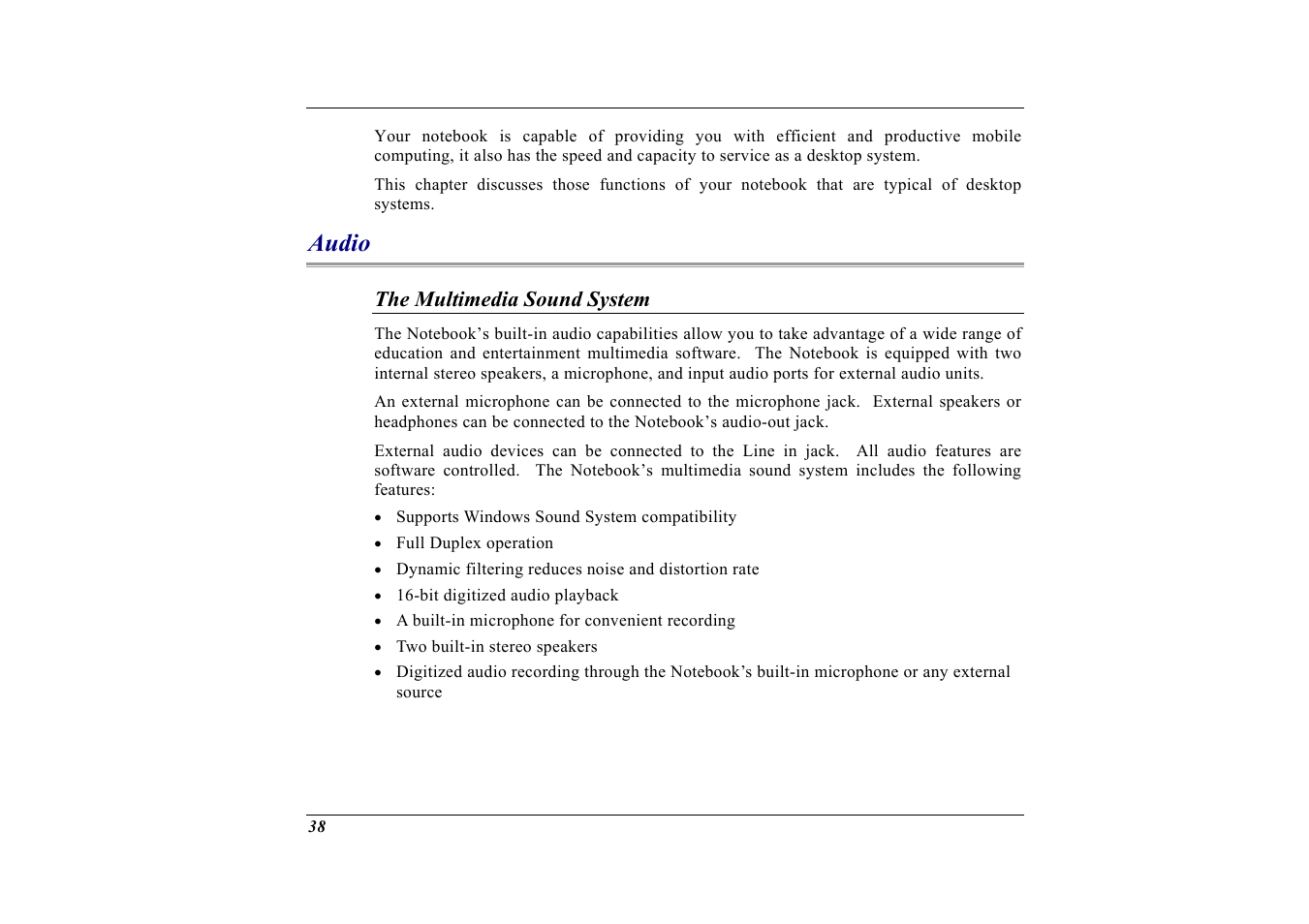 Audio, The multimedia sound system | Elitegroup G732 (V2.0) User Manual | Page 50 / 118