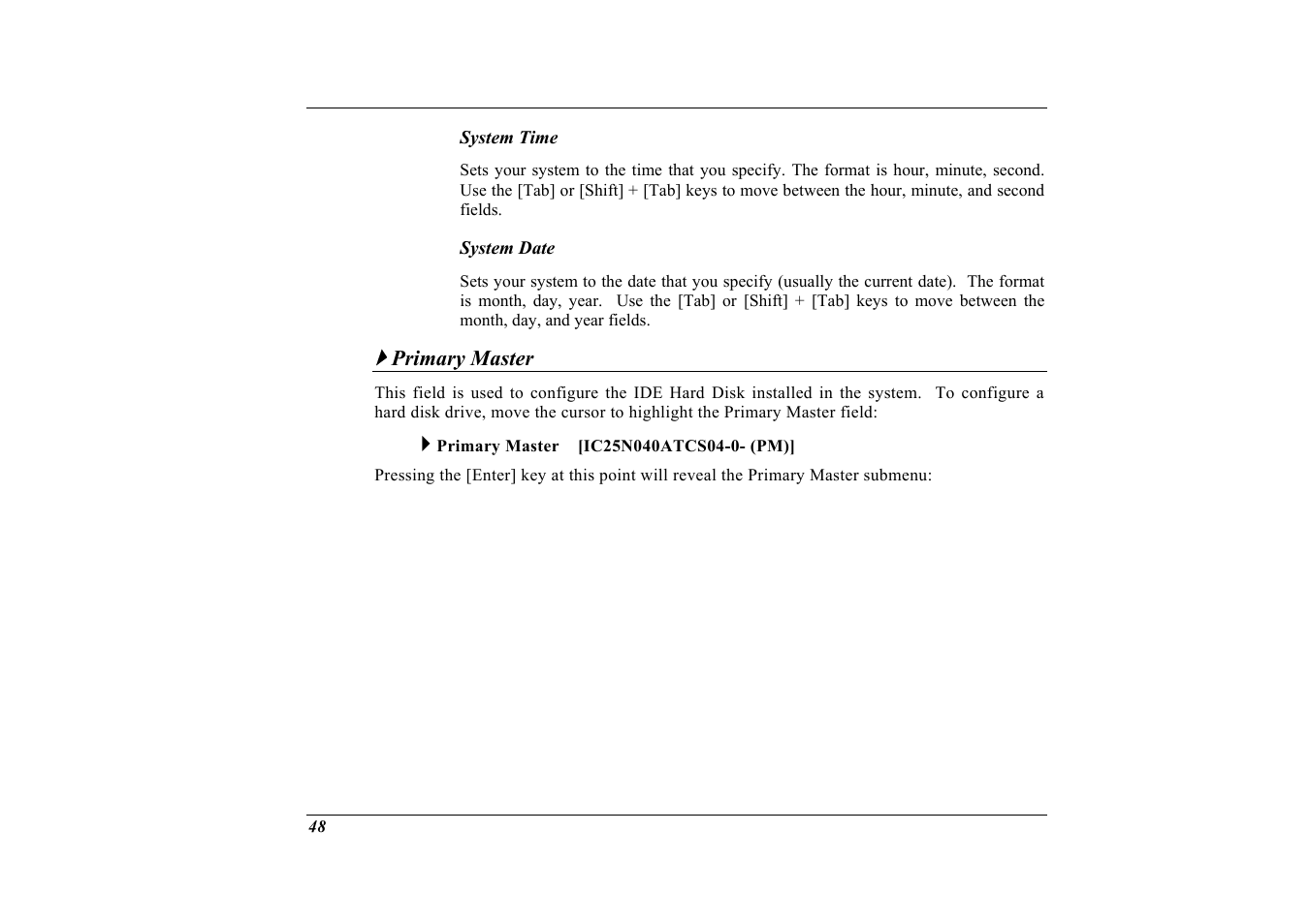Primary master | Elitegroup G732 (V2.0) User Manual | Page 60 / 118