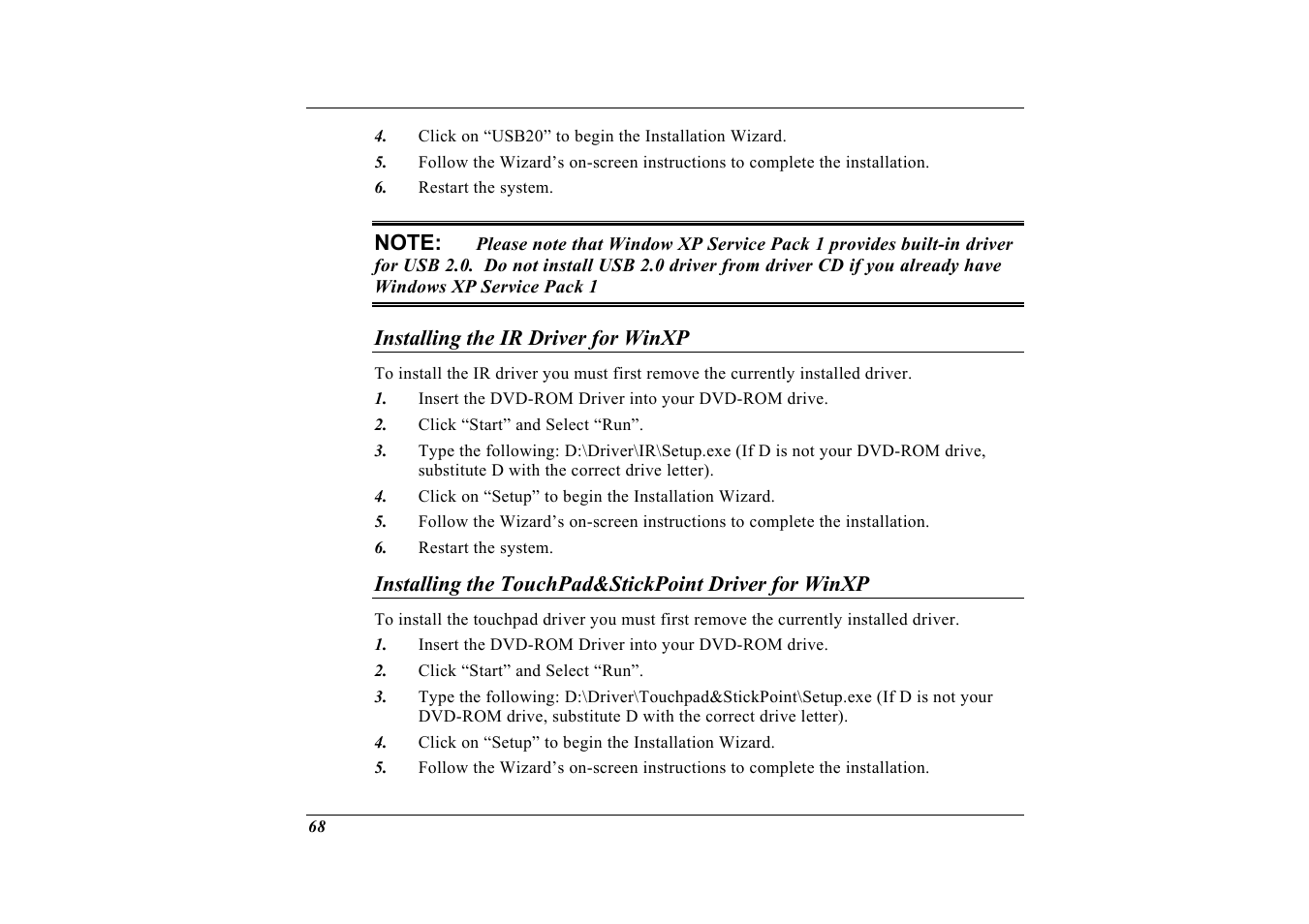 Installing the ir driver for winxp | Elitegroup G732 (V2.0) User Manual | Page 80 / 118