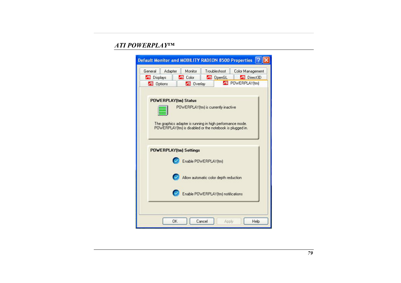 Ati powerplay | Elitegroup G732 (V2.0) User Manual | Page 91 / 118