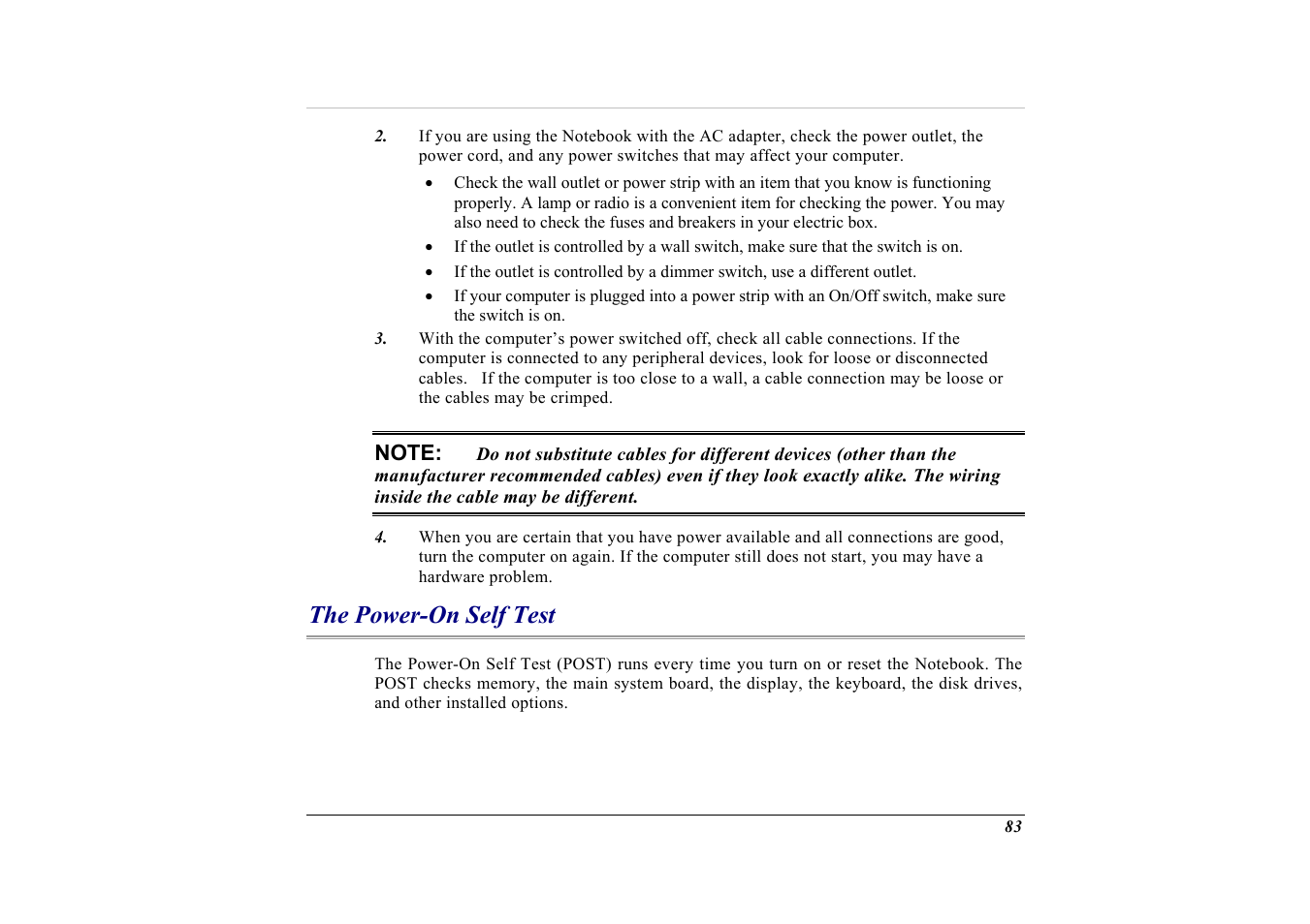 The power-on self test | Elitegroup G732 (V2.0) User Manual | Page 95 / 118