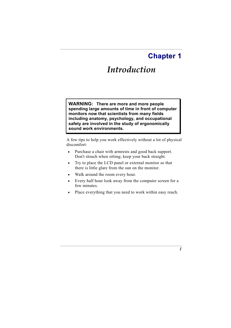 Introduction | Elitegroup G730 User Manual | Page 15 / 105