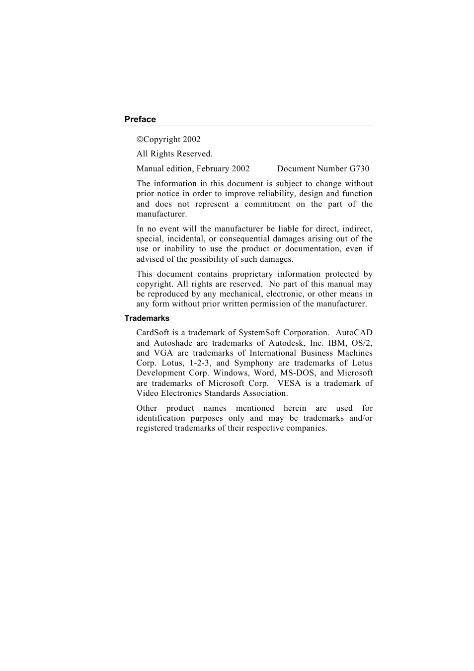 Elitegroup G730 User Manual | Page 3 / 105