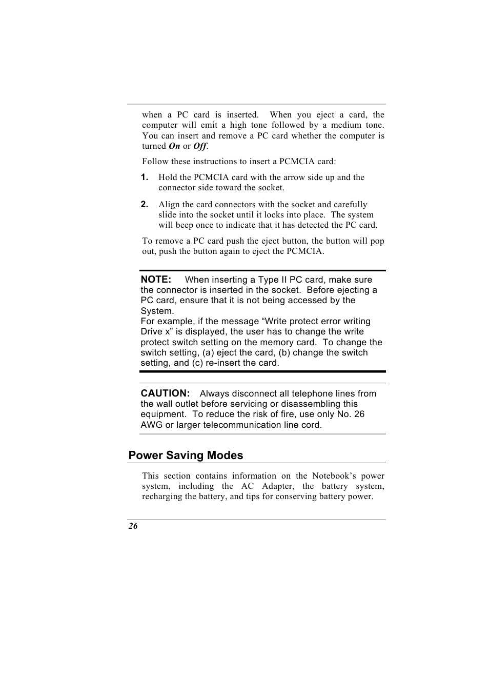 Power saving modes | Elitegroup G730 User Manual | Page 40 / 105