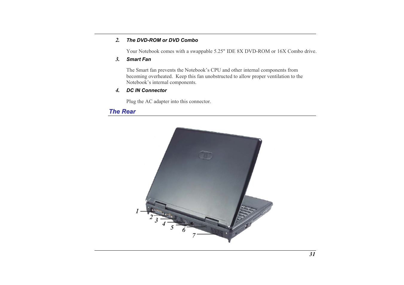 The rear | Elitegroup G713 User Manual | Page 33 / 106