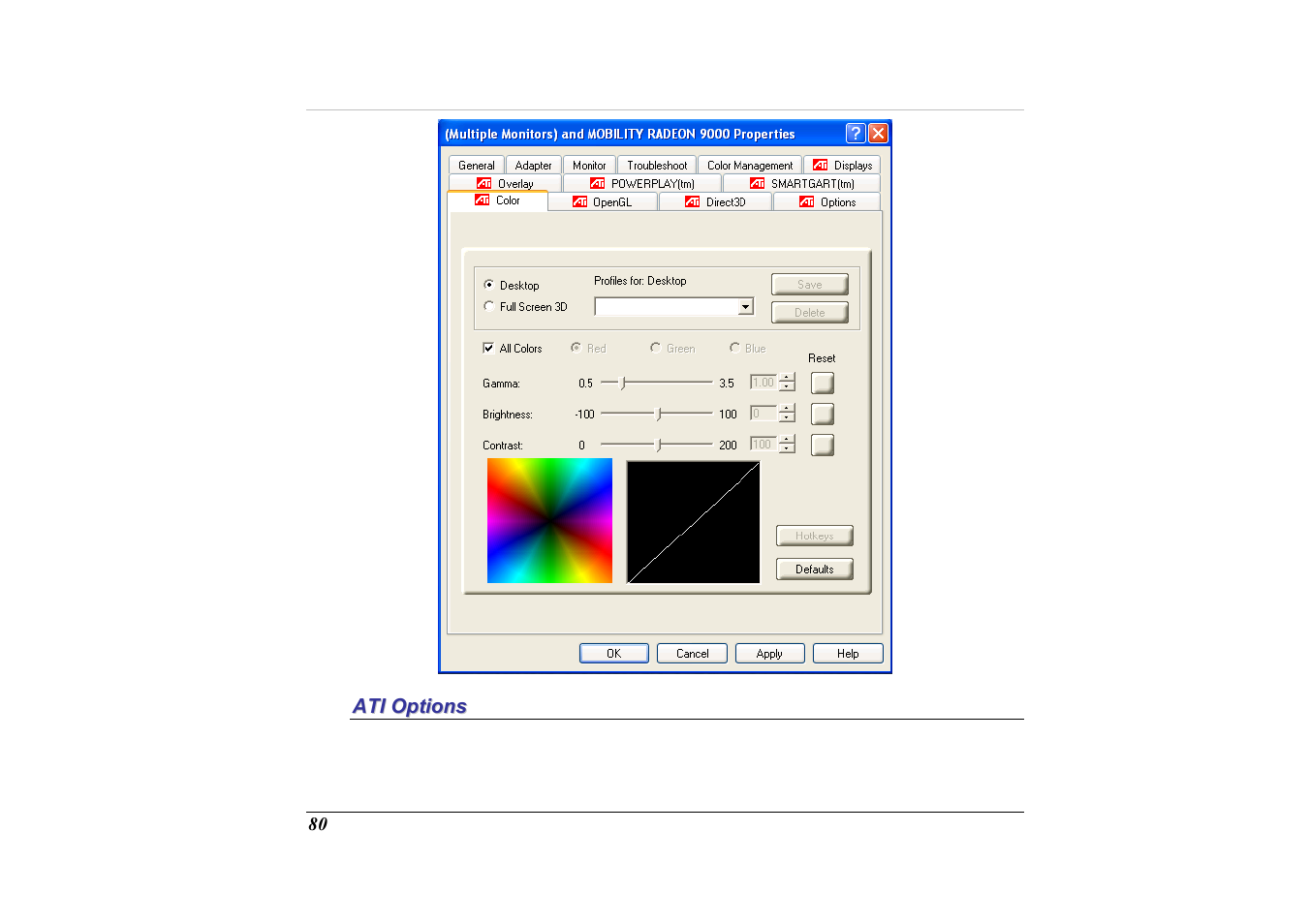 Ati options | Elitegroup G713 User Manual | Page 82 / 106