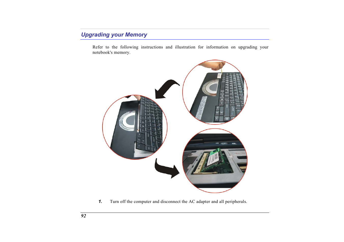 Upgrading your memory | Elitegroup G713 User Manual | Page 94 / 106