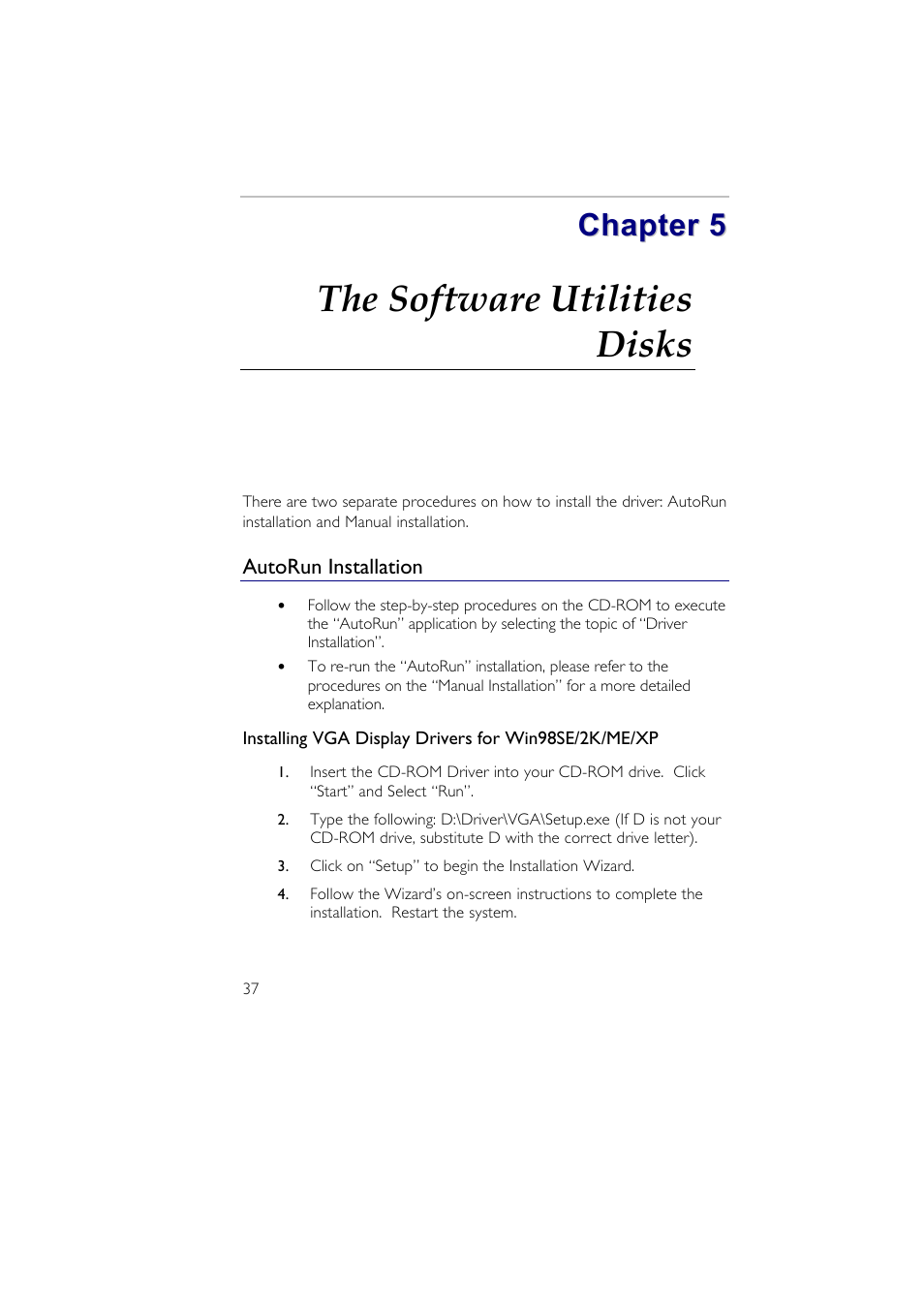 The software utilities disks | Elitegroup A929 (V2.0) User Manual | Page 49 / 75