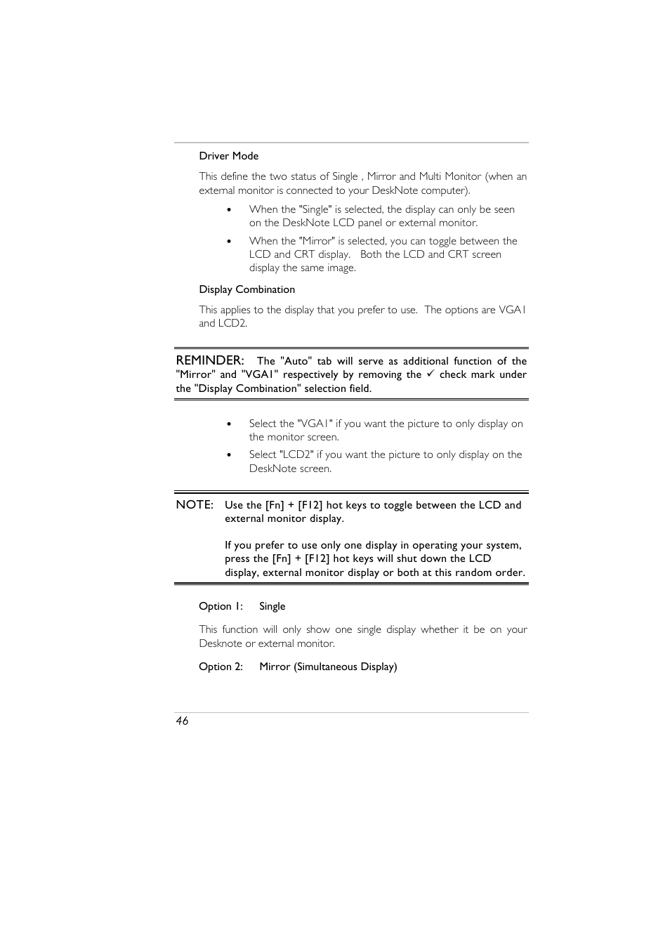 Reminder | Elitegroup A929 (V2.0) User Manual | Page 58 / 75