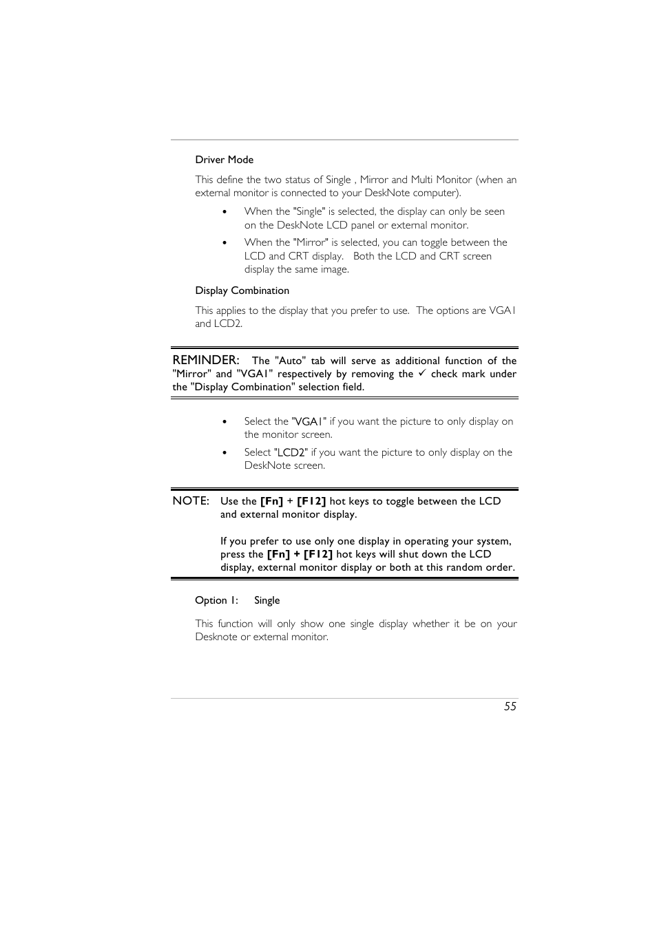 Reminder | Elitegroup A929 (V2.0) User Manual | Page 67 / 75