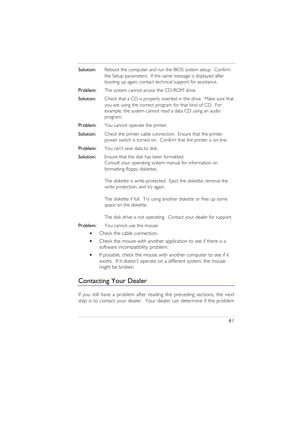 Contacting your dealer | Elitegroup A929 (V2.0) User Manual | Page 73 / 75