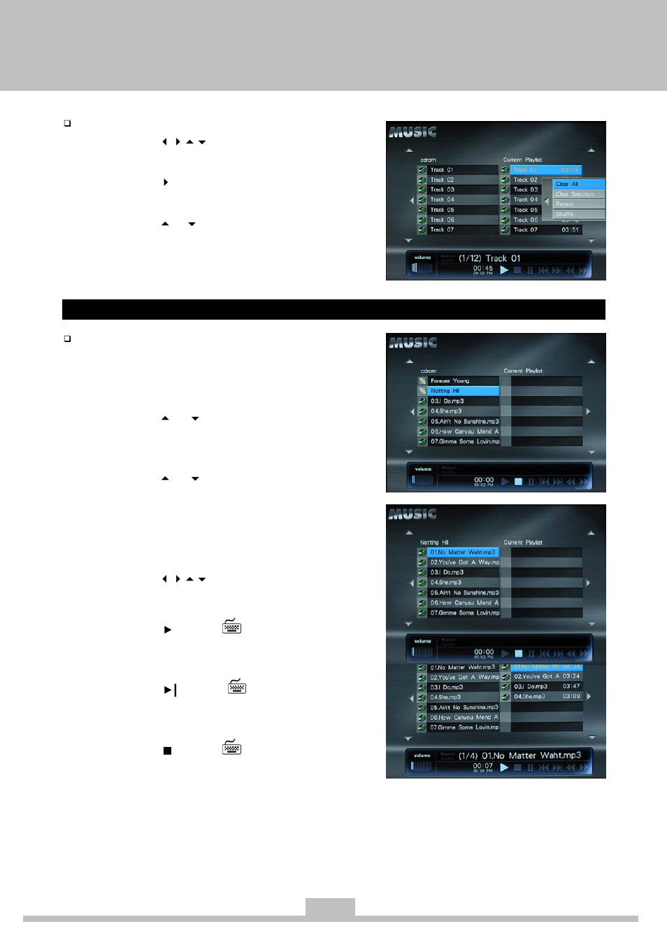 Mp3s | Elitegroup 259IA3 Instanton User Manual | Page 22 / 36