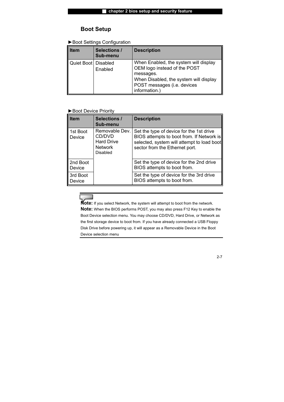 Boot setup | Elitegroup X40IIx User Manual | Page 46 / 110