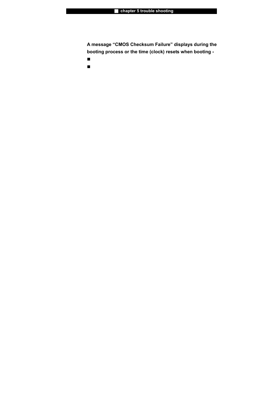 Cmos battery problem | Elitegroup X40IIx User Manual | Page 91 / 110