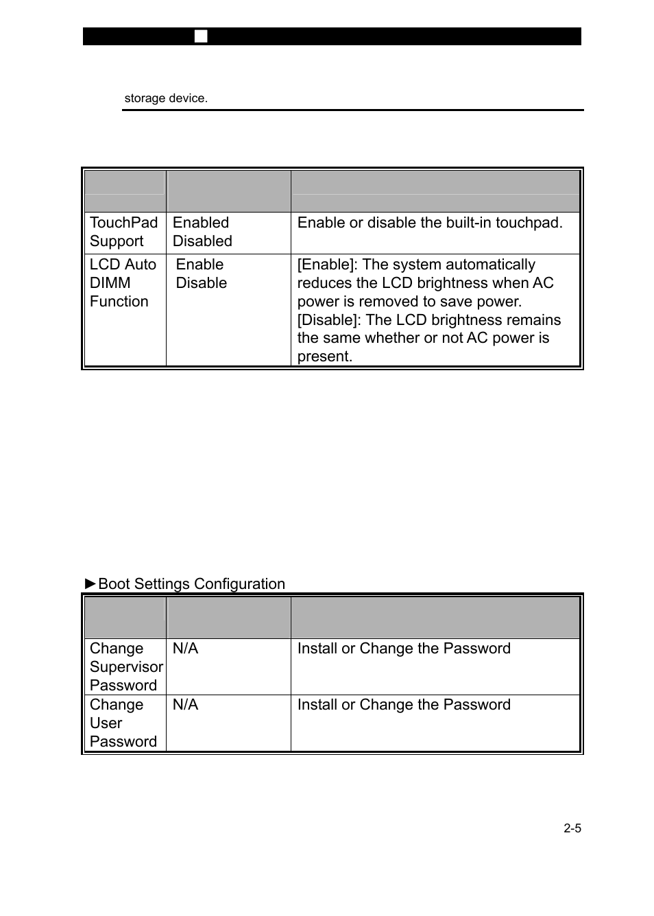 Security setup | Elitegroup M31EI v.2 User Manual | Page 5 / 7