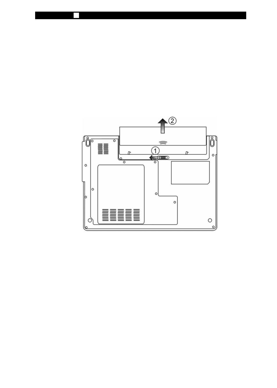 Installing and removing the battery pack | Elitegroup M31EI v.3 User Manual | Page 4 / 13