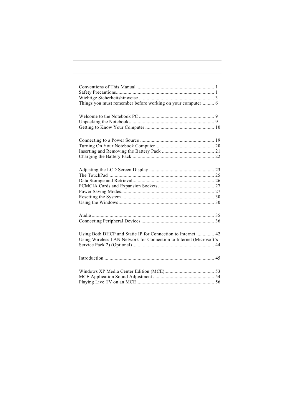 Elitegroup G610 User Manual | Page 5 / 110
