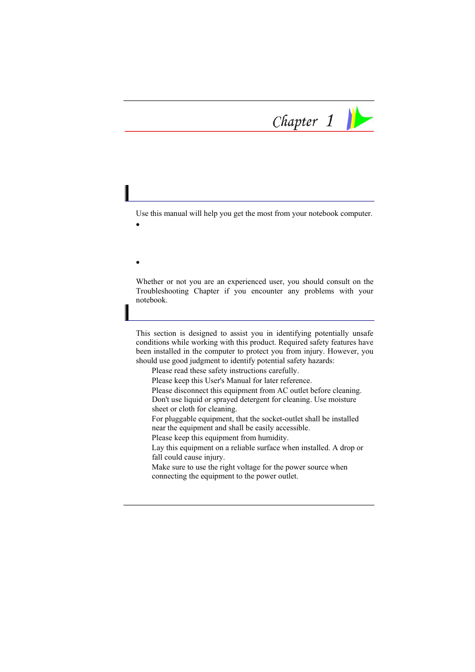 Elitegroup G610 User Manual | Page 9 / 110