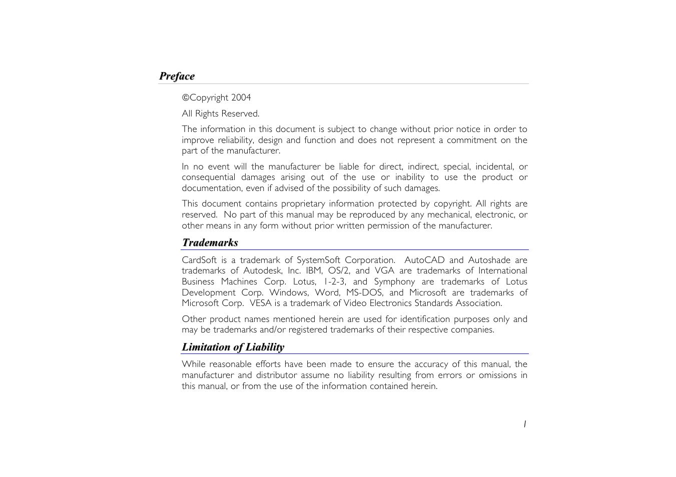 Elitegroup G556/556E User Manual | Page 3 / 95
