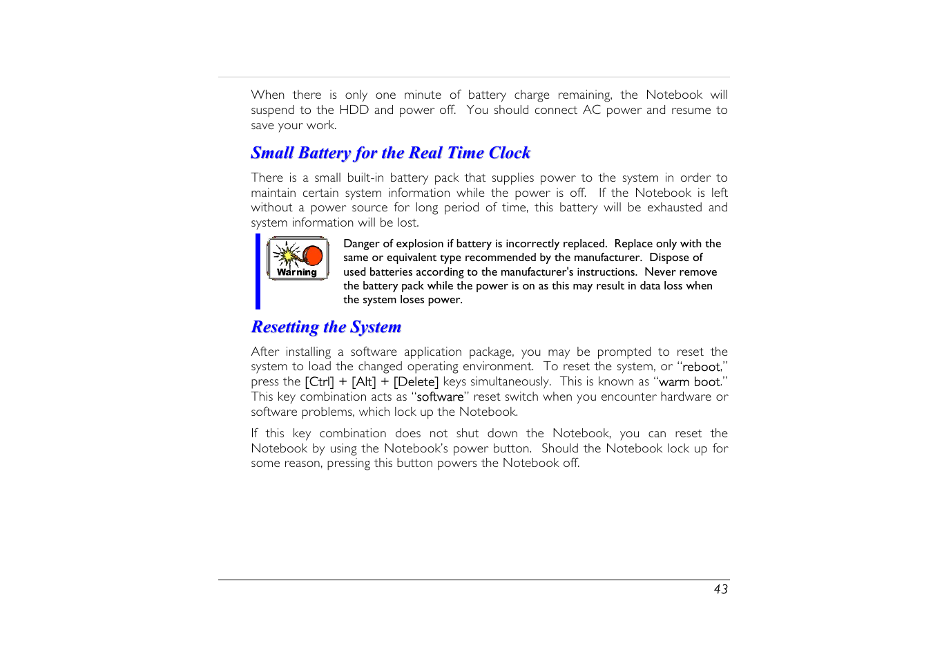 Small battery for the real time clock, Resetting the system | Elitegroup G556/556E User Manual | Page 51 / 95