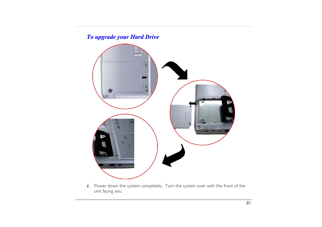 To upgrade your hard drive | Elitegroup G556/556E User Manual | Page 89 / 95