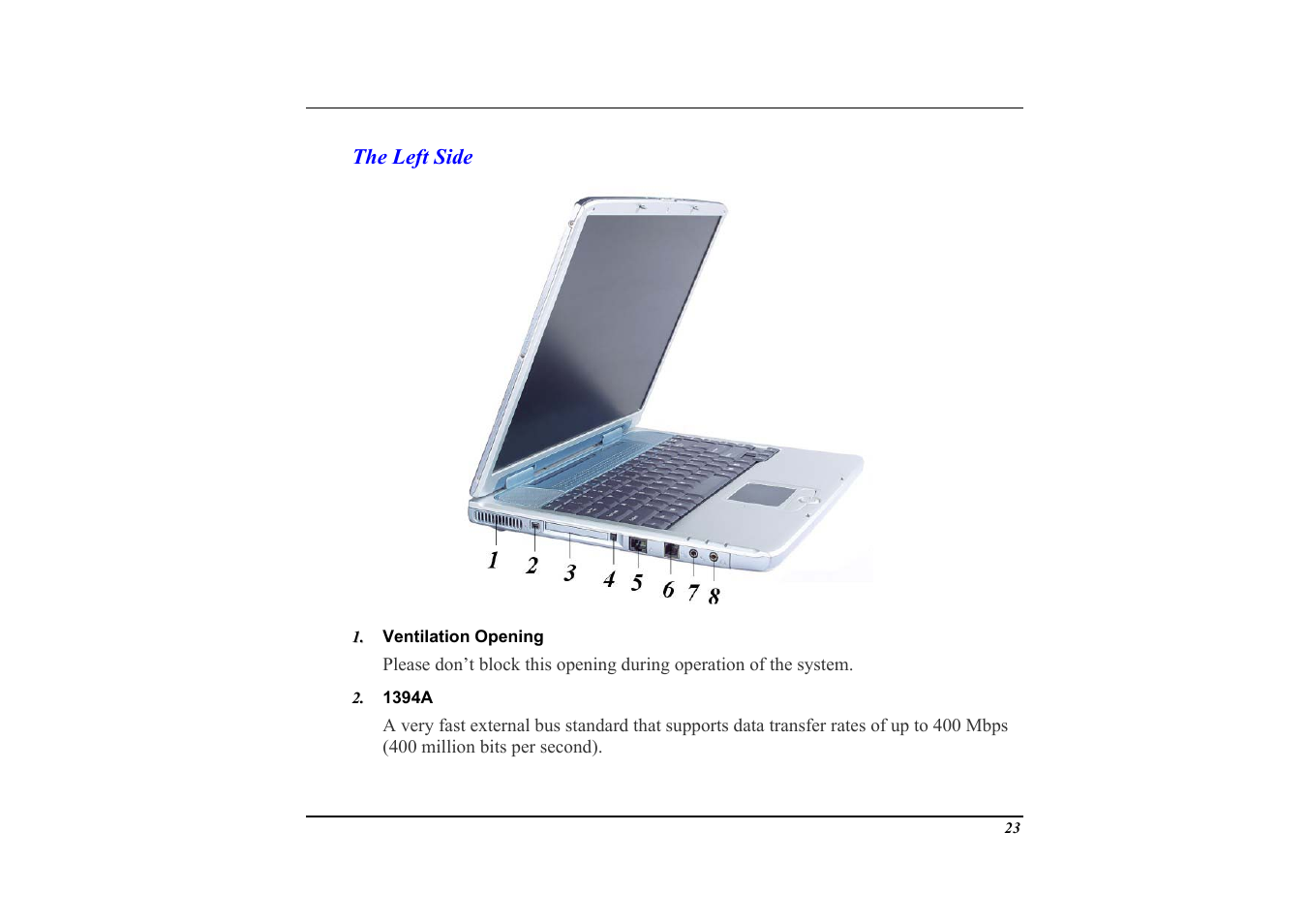 The left side | Elitegroup G553 User Manual | Page 25 / 104