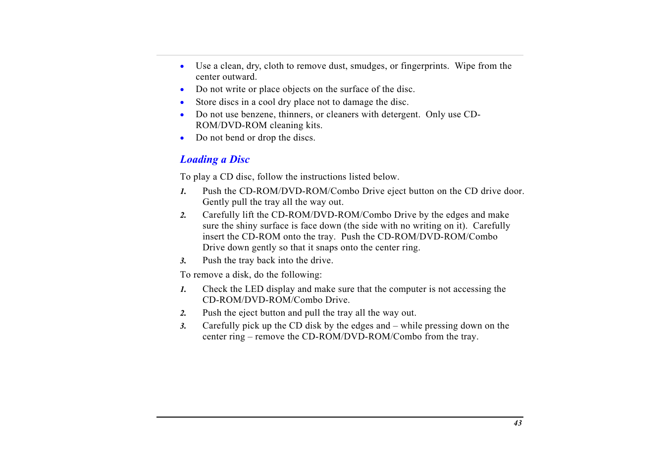 Loading a disc | Elitegroup G553 User Manual | Page 45 / 104