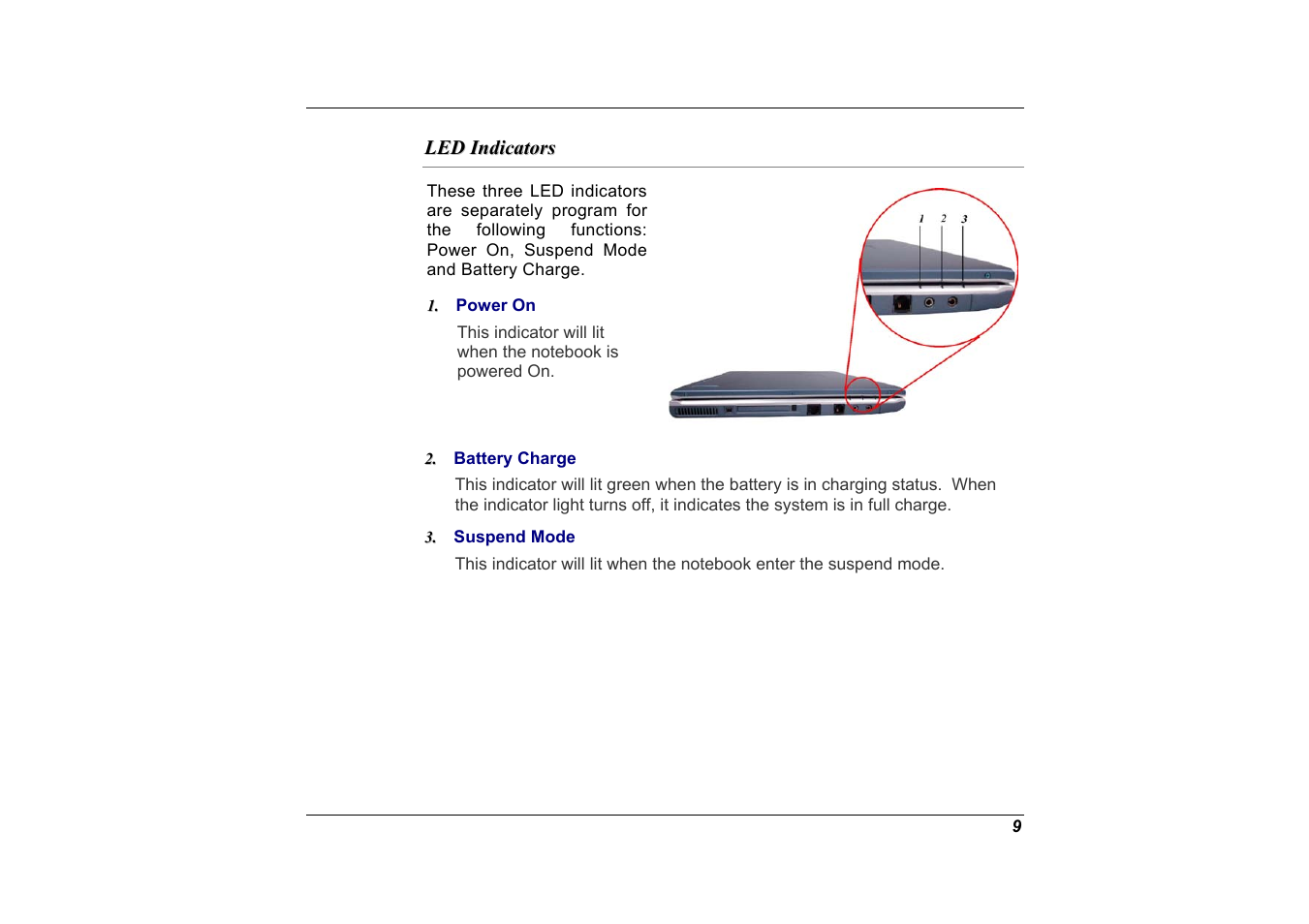 Led indicators | Elitegroup G551 User Manual | Page 23 / 105