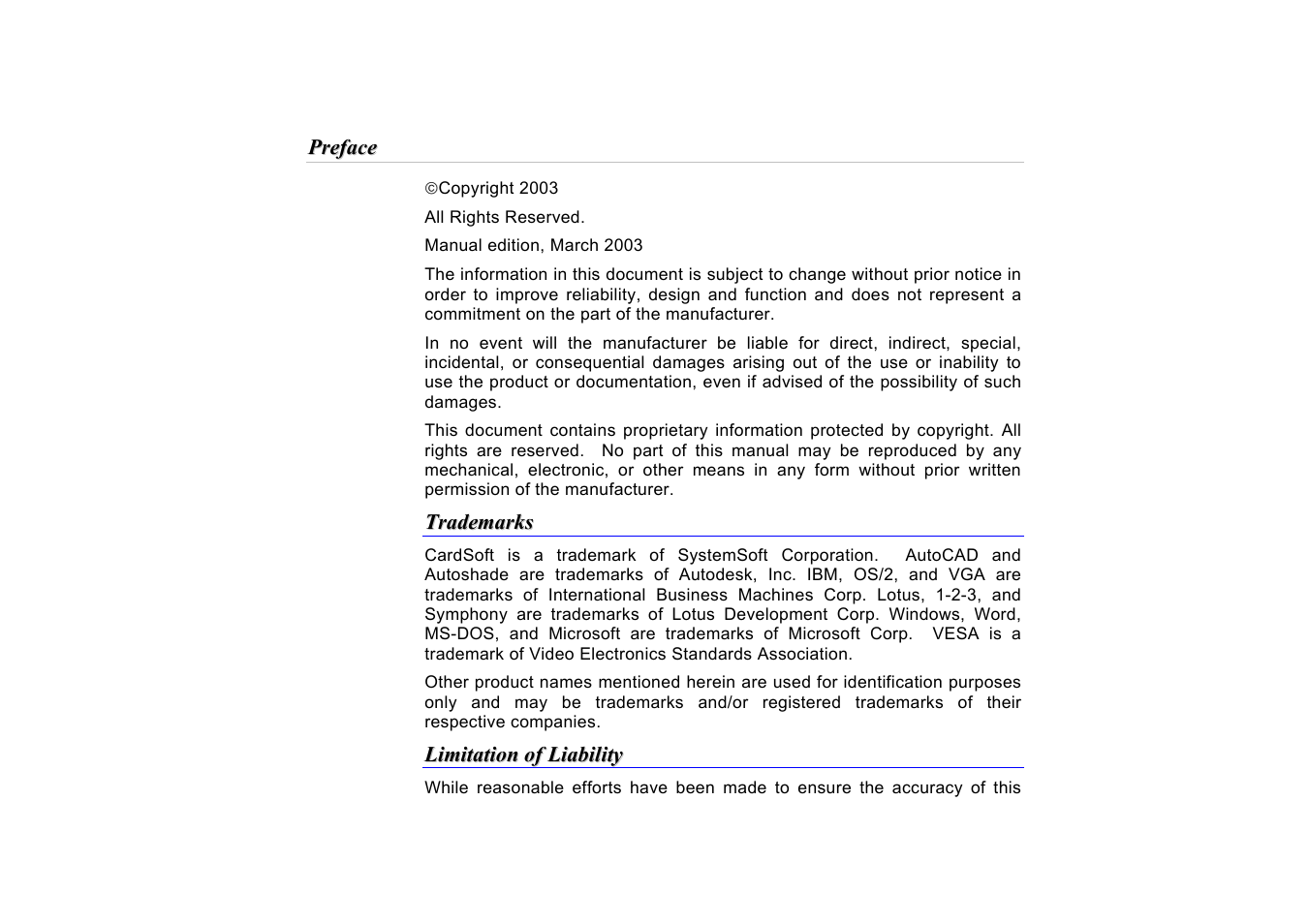 Elitegroup G551 User Manual | Page 3 / 105